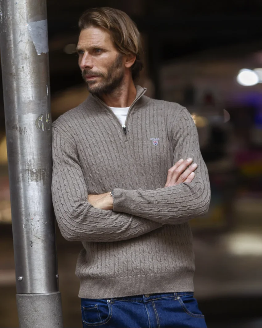 25 CARSADE PULL COL ZIP OTAGO MARRON 25 CARSADE PULL COL ZIP OTAGO MARRON