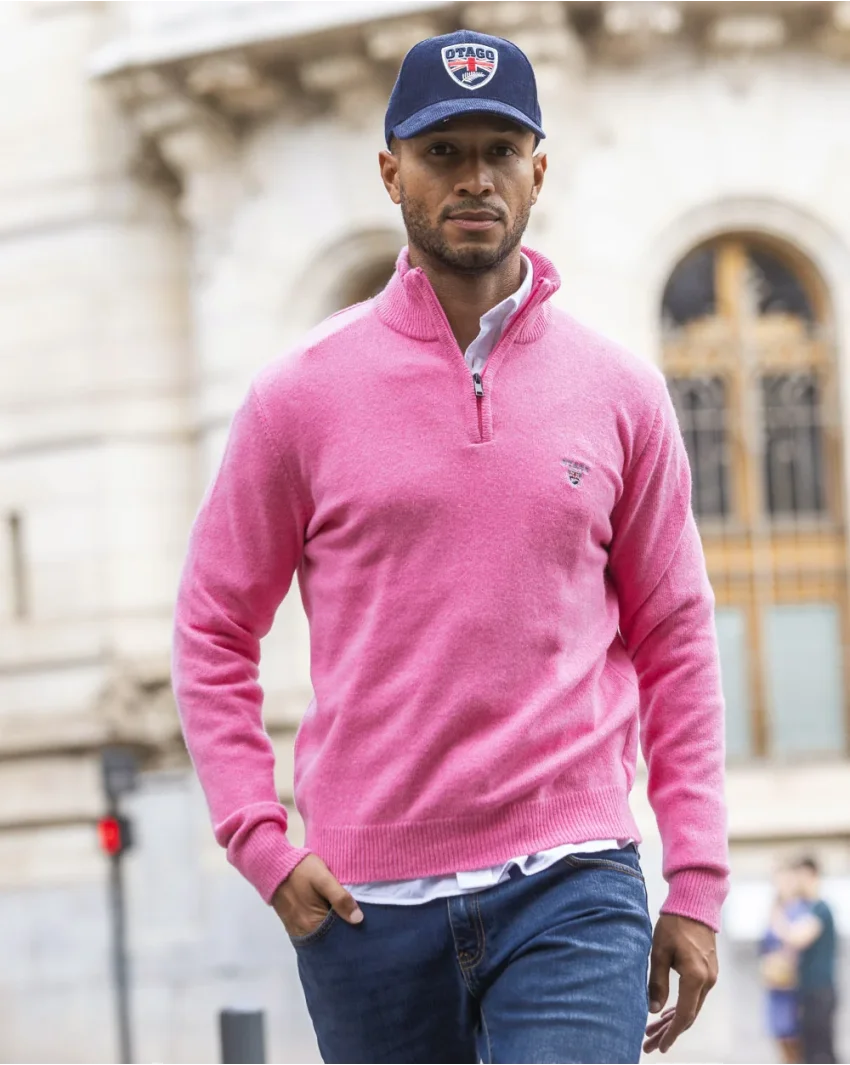 25 BUENOS AIRES PULL COL ZIP OTAGO ROSE 25 BUENOS AIRES PULL COL ZIP OTAGO ROSE