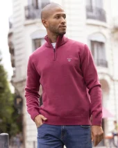 25 BUENOS AIRES PULL COL ZIP OTAGO FRAMBOISE 25 BUENOS AIRES PULL COL ZIP OTAGO FRAMBOISE