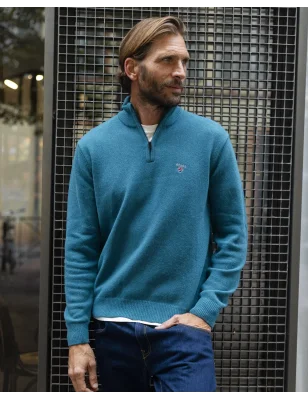 25 BUENOS AIRES PULL COL ZIP OTAGO VERT EMERAUDE