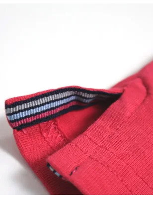 patte d'ouverture latérale d'aisance du Polo manches longues corail pour homme Pacitort Otago rugby