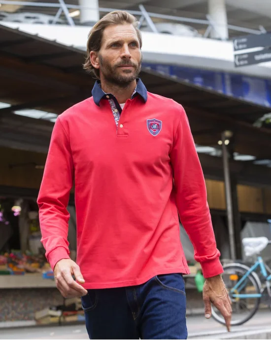 25 PACITORT POLO ML OTAGO CORAIL