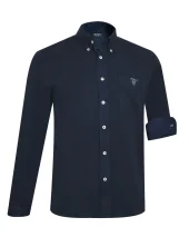 25 THOMAS CHEMISE ML OTAGO BLEU MARINE