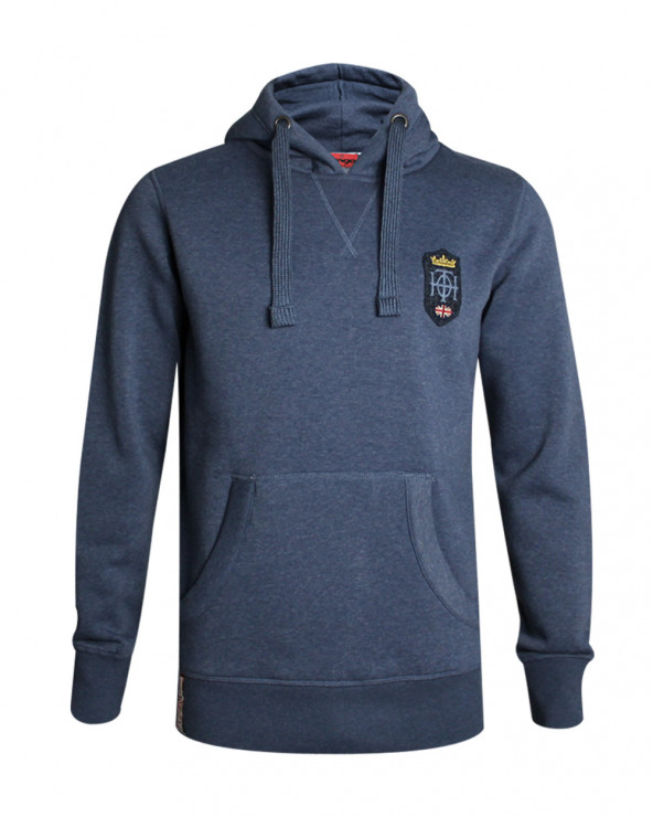 Sweat capuche Miapico bleu marine homme