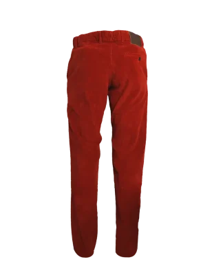 dos du Pantalon Velours orange vermillon Otago rugby pour homme