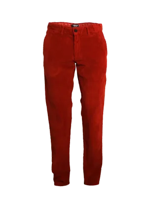 face du Pantalon Velours orange vermillon Otago rugby pour homme
