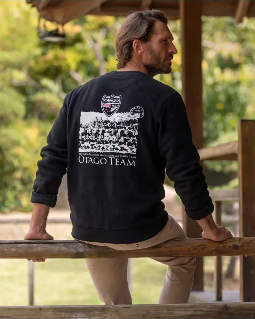 25 TEAM SWEAT COL ROND OTAGO NOIR 25 TEAM SWEAT COL ROND OTAGO NOIR
