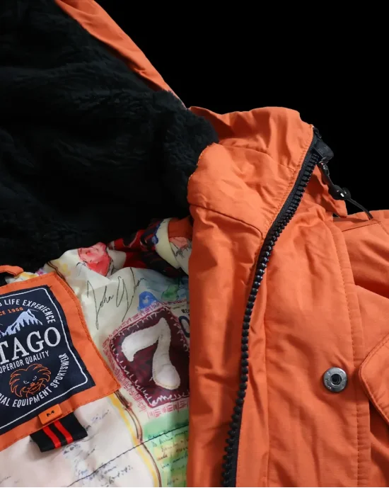 PADDED PARKA OTAGO ORANGE