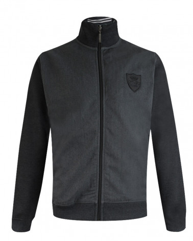 sweat zip Sumary Otago rugby gris foncé homme