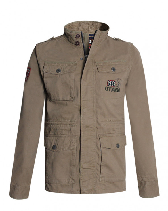Veste EYAL Otago rugby beige pour Homme