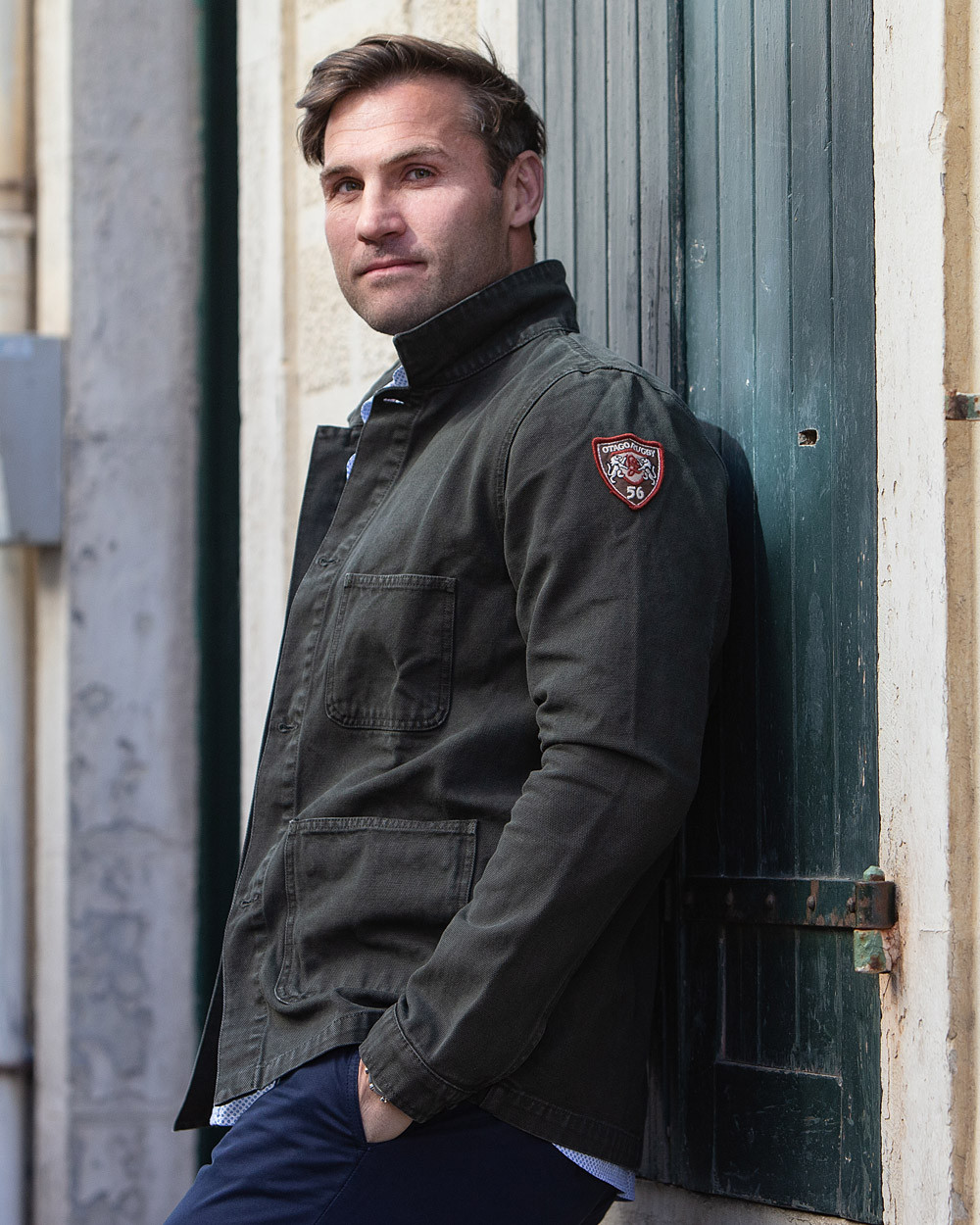 Veste Liontino Otago rugby Kaki homme