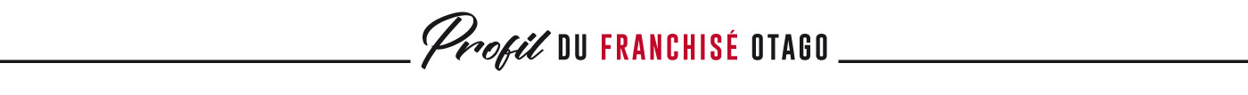 profil du franchisé Otago rugby