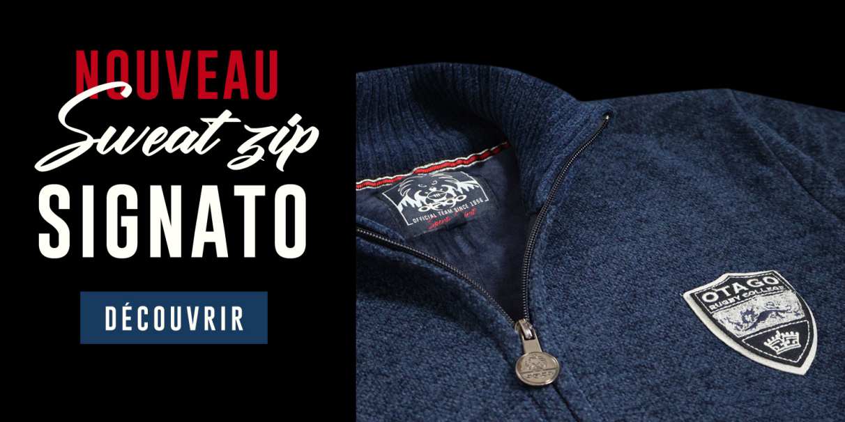 Les Nouveaux Sweats zip Signato viennent d'arriver