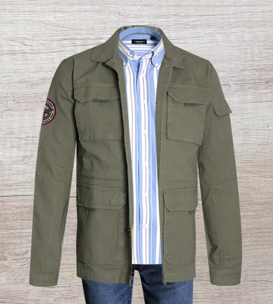 Veste banton kaki Otago rugby homme