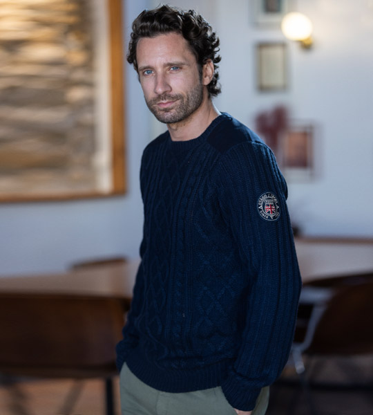 Pull Shutround marine Otago rugby pour homme