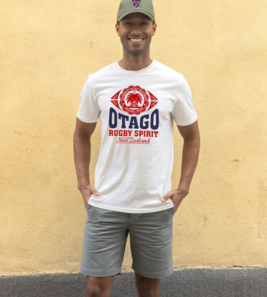 tee shirt everlandy ivoire pour homme by Otago rugby