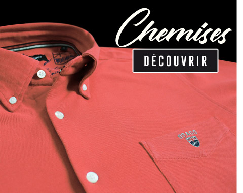 chemises manches longues pour homme Otago rugby