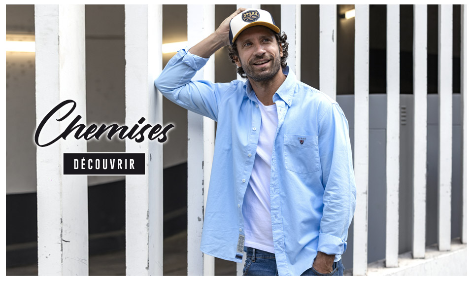 Collection de chemises manches longues pour homme by Otago rugby