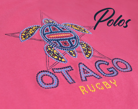 polos manches courtes homme rugby Otago