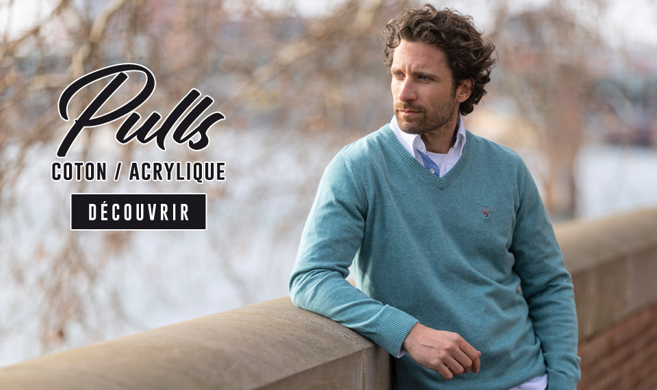 Collection de pulls coton Otago pour homme