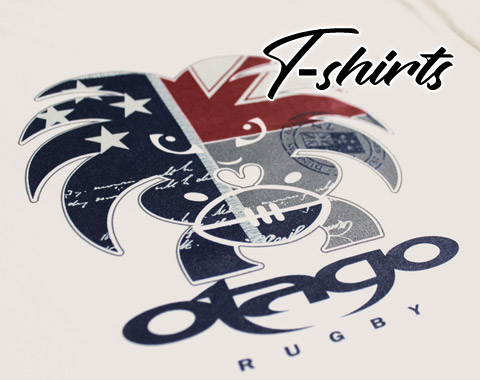 Tee-shirts manches courtes otago rugby pour homme